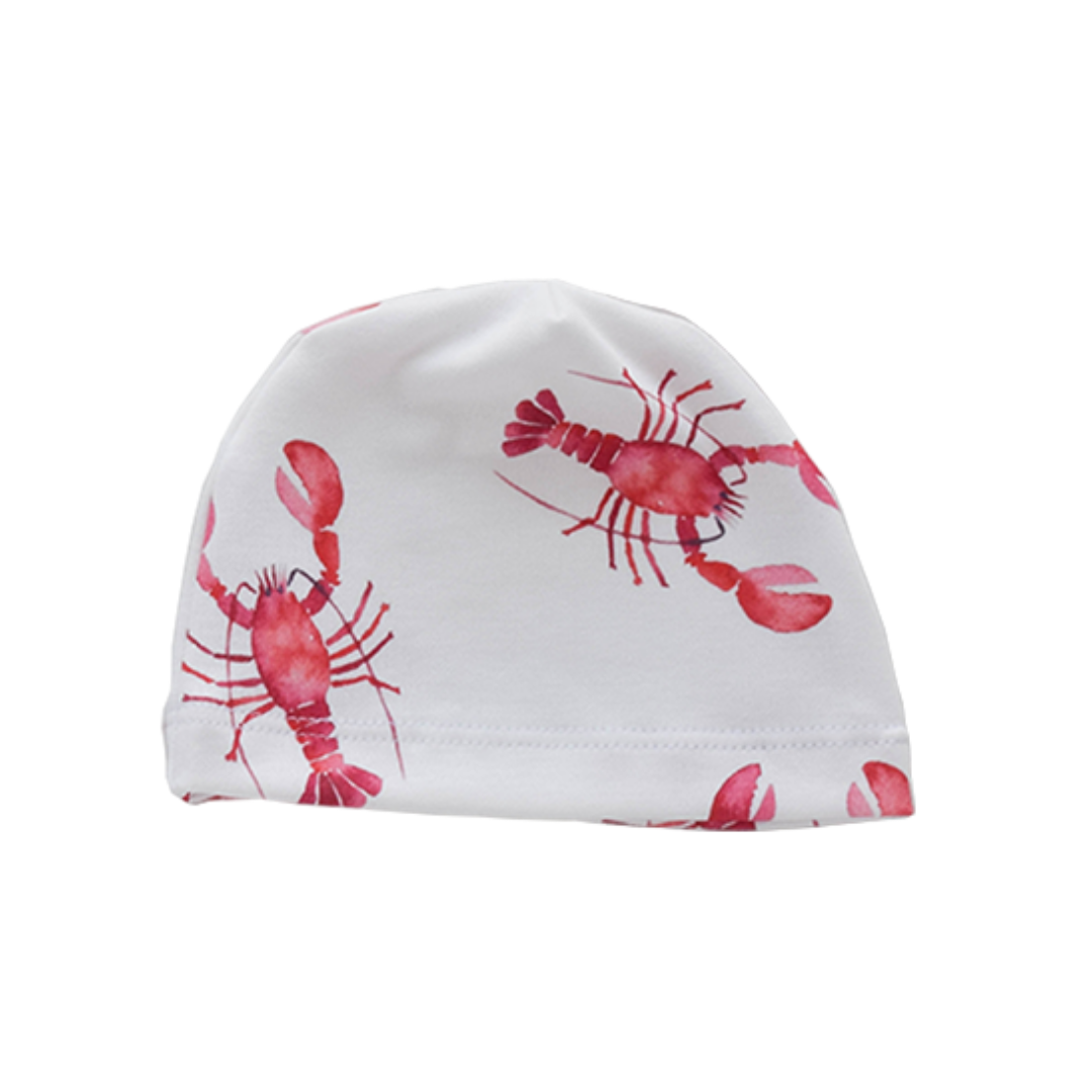 Jennifer Ann - Organic Beanie - lobsters