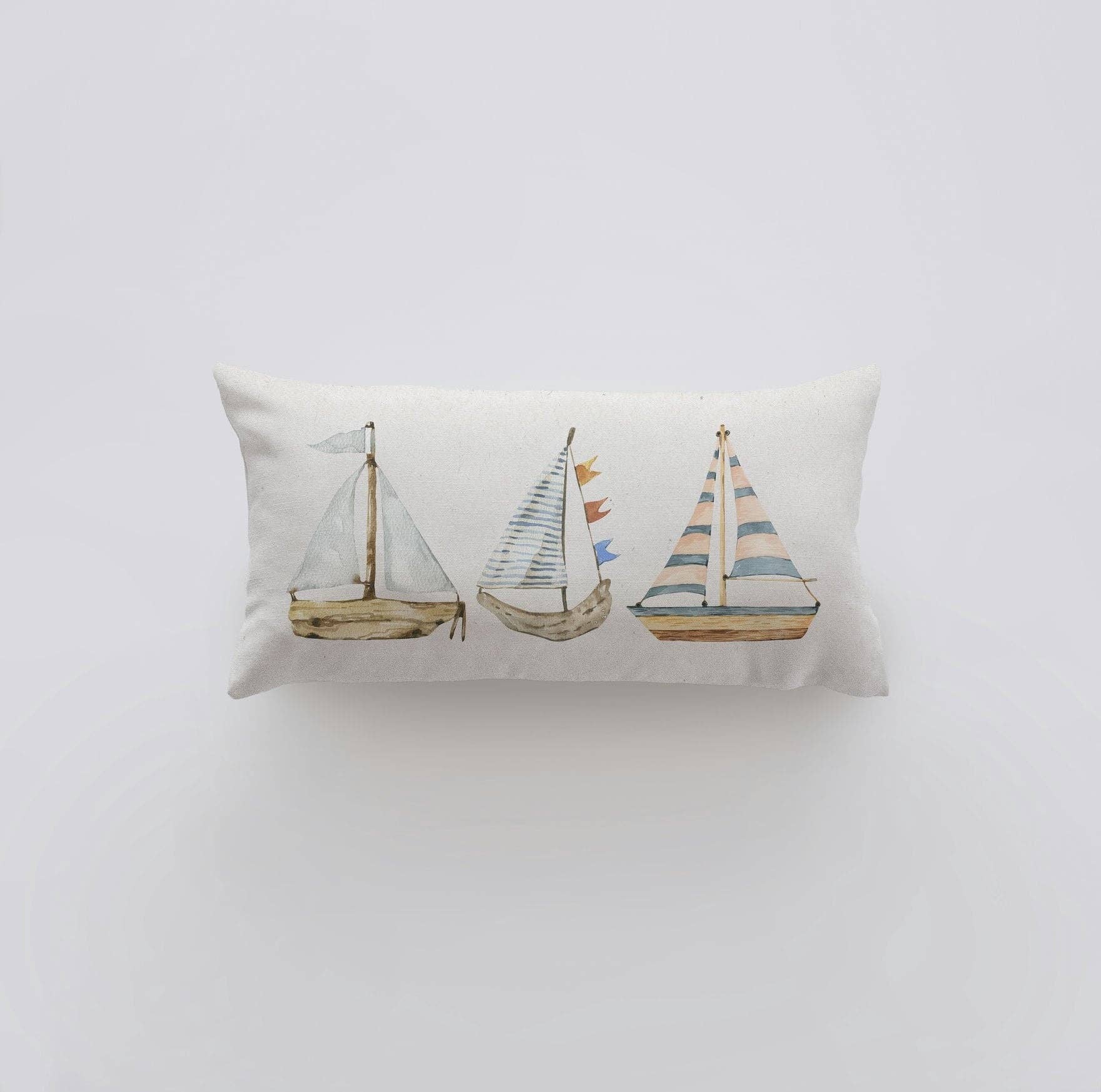 Sailboat 20x10 Pillow