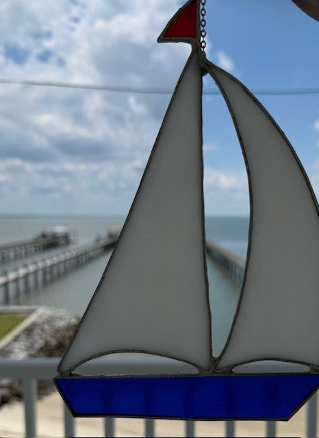 Stained Glass sailboat
