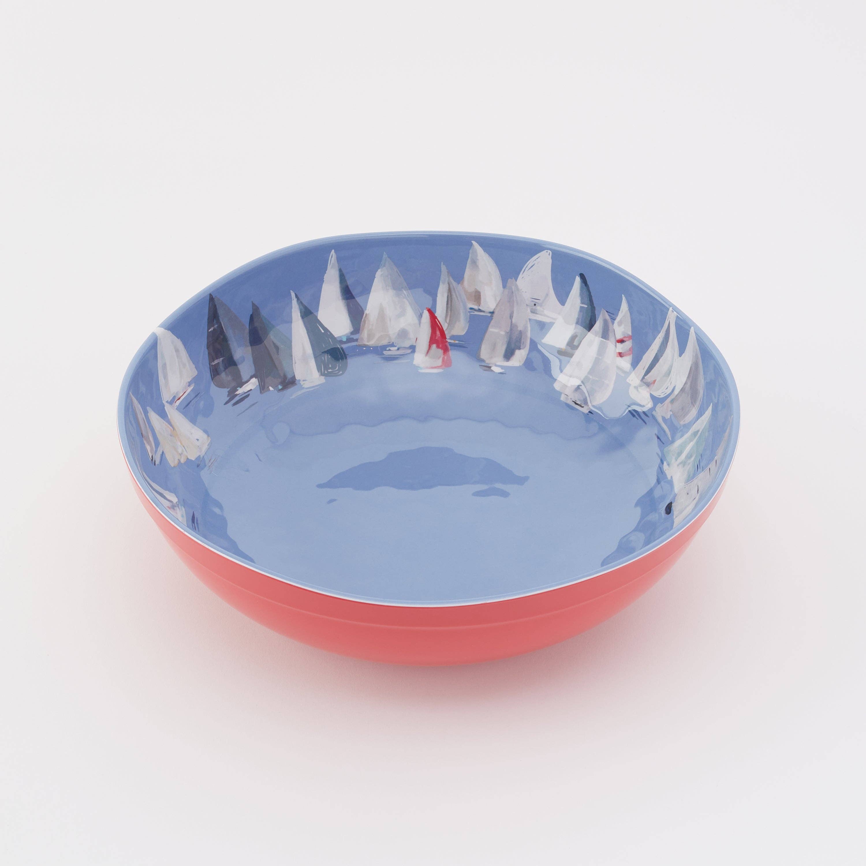 Kim Hovell Art - Melamine Bowl (Large) - Race Day