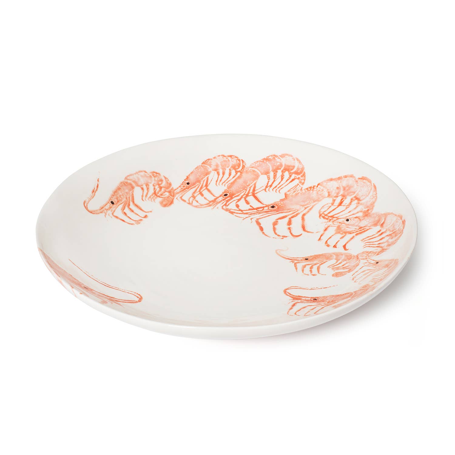 BlissHome - Creatures Serving Dish Large Prawns | Earthenware
