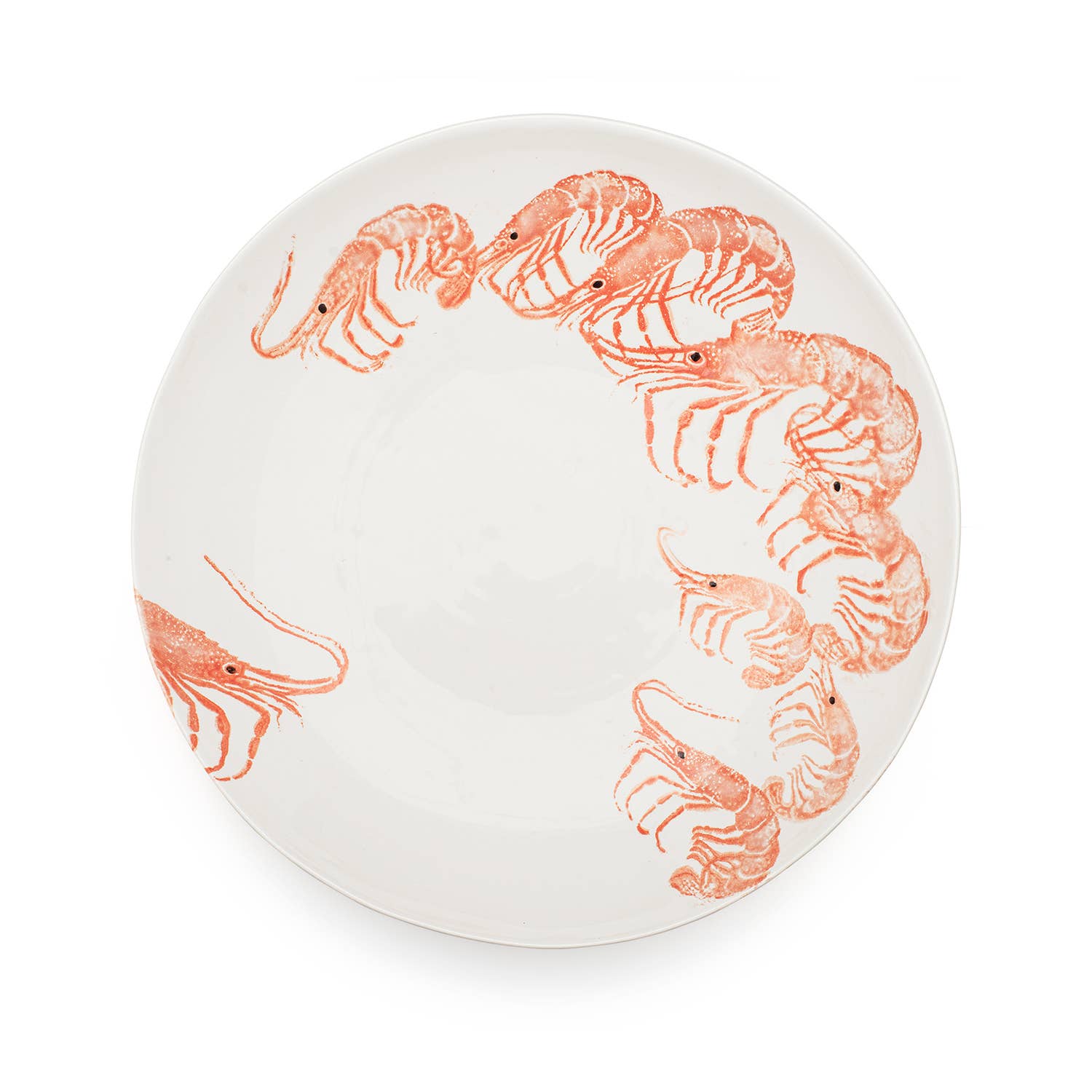 BlissHome - Creatures Serving Dish Large Prawns | Earthenware