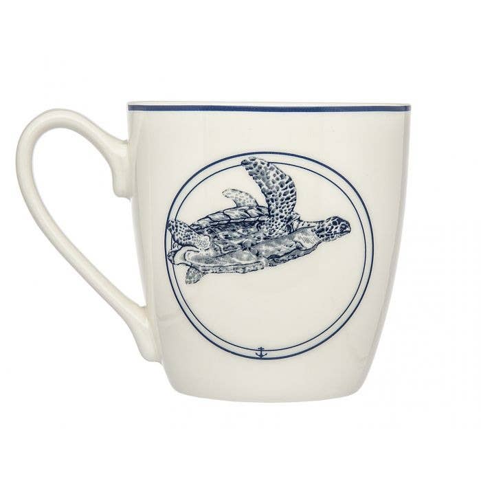 Godinger - 16oz Coastal Mug Turtle