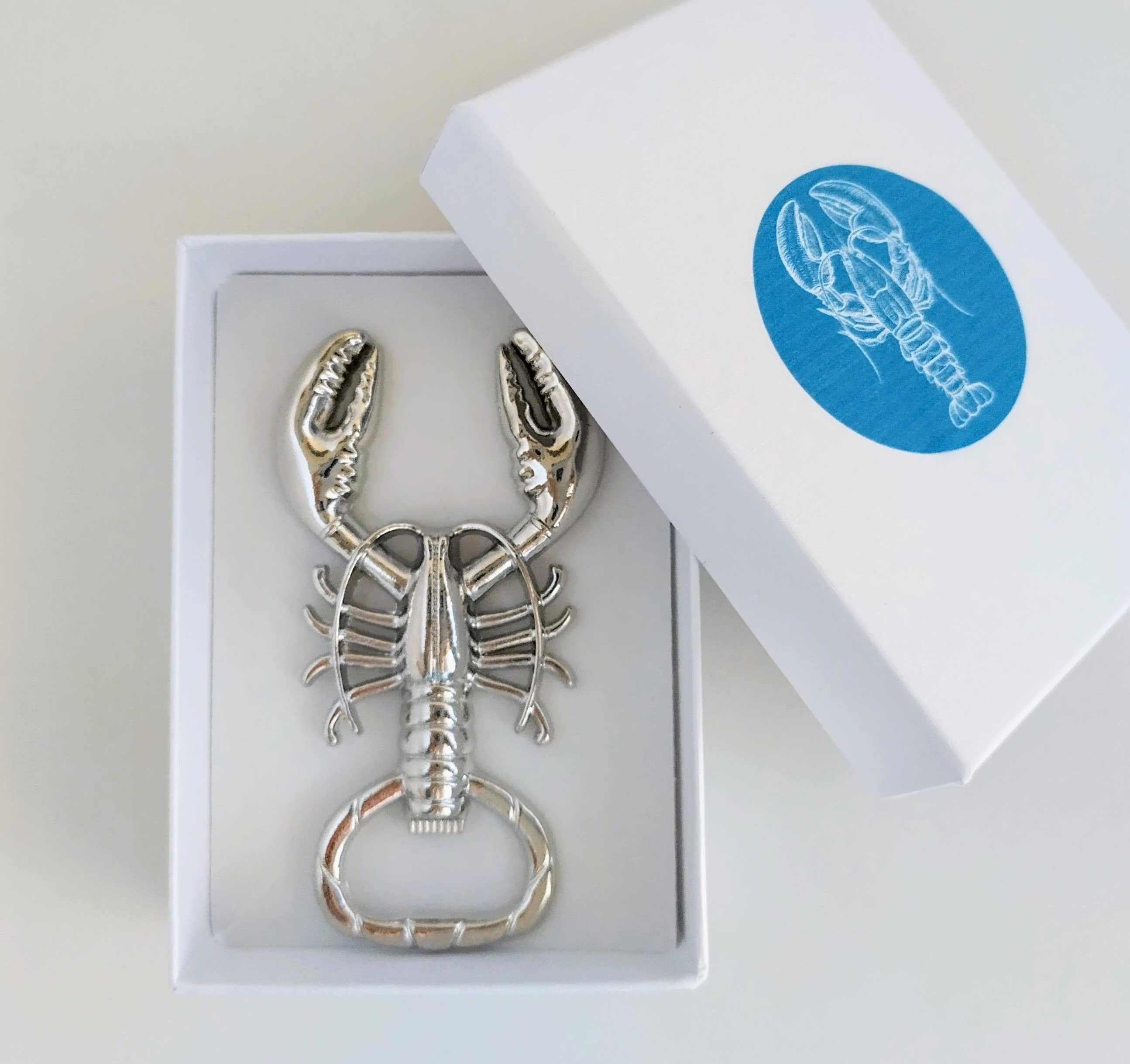 Piccadilly Pendants - Lobster Mini Bottle Opener, Coastal Gifts