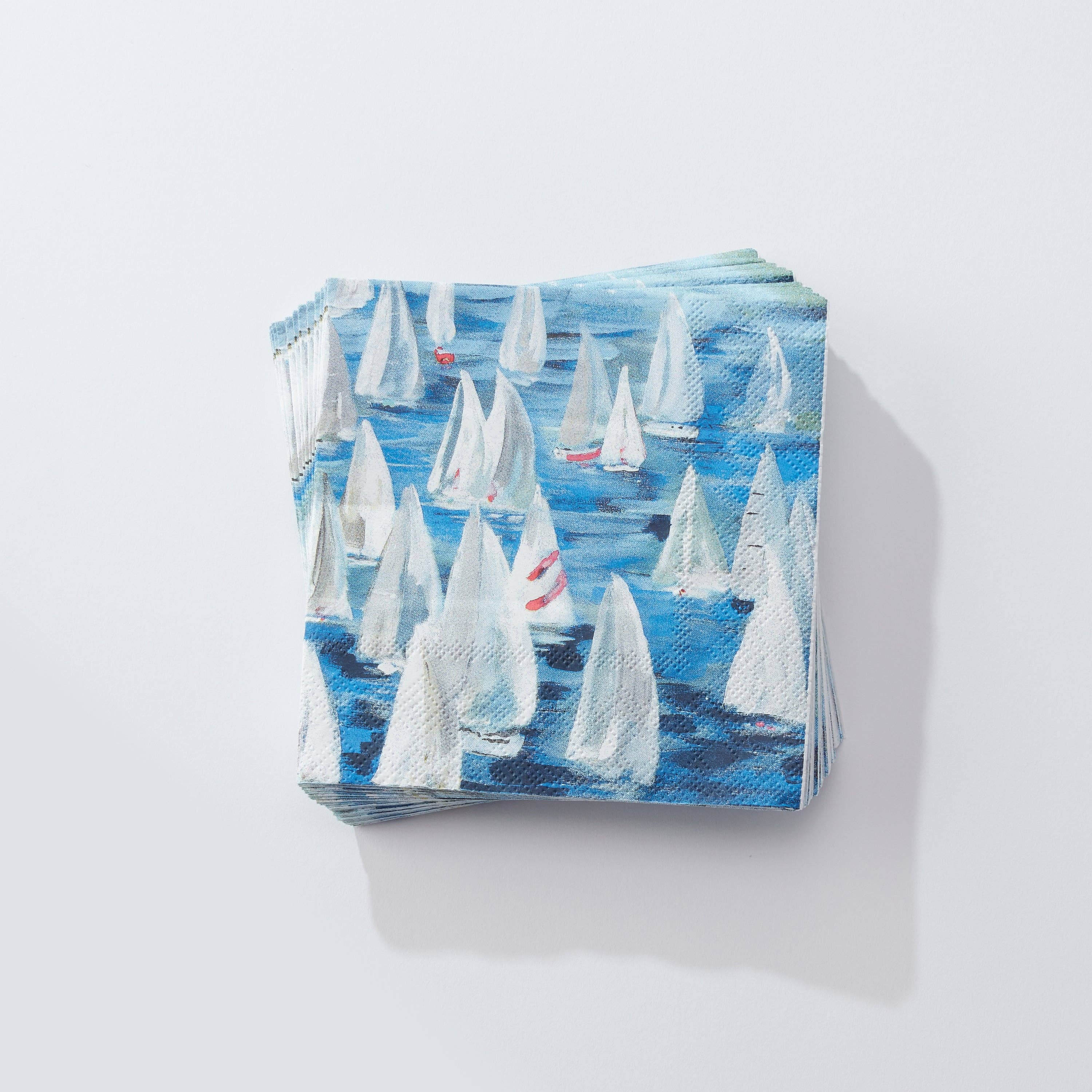 Kim Hovell Art - Cocktail Napkins (Set of 20) - Race Day