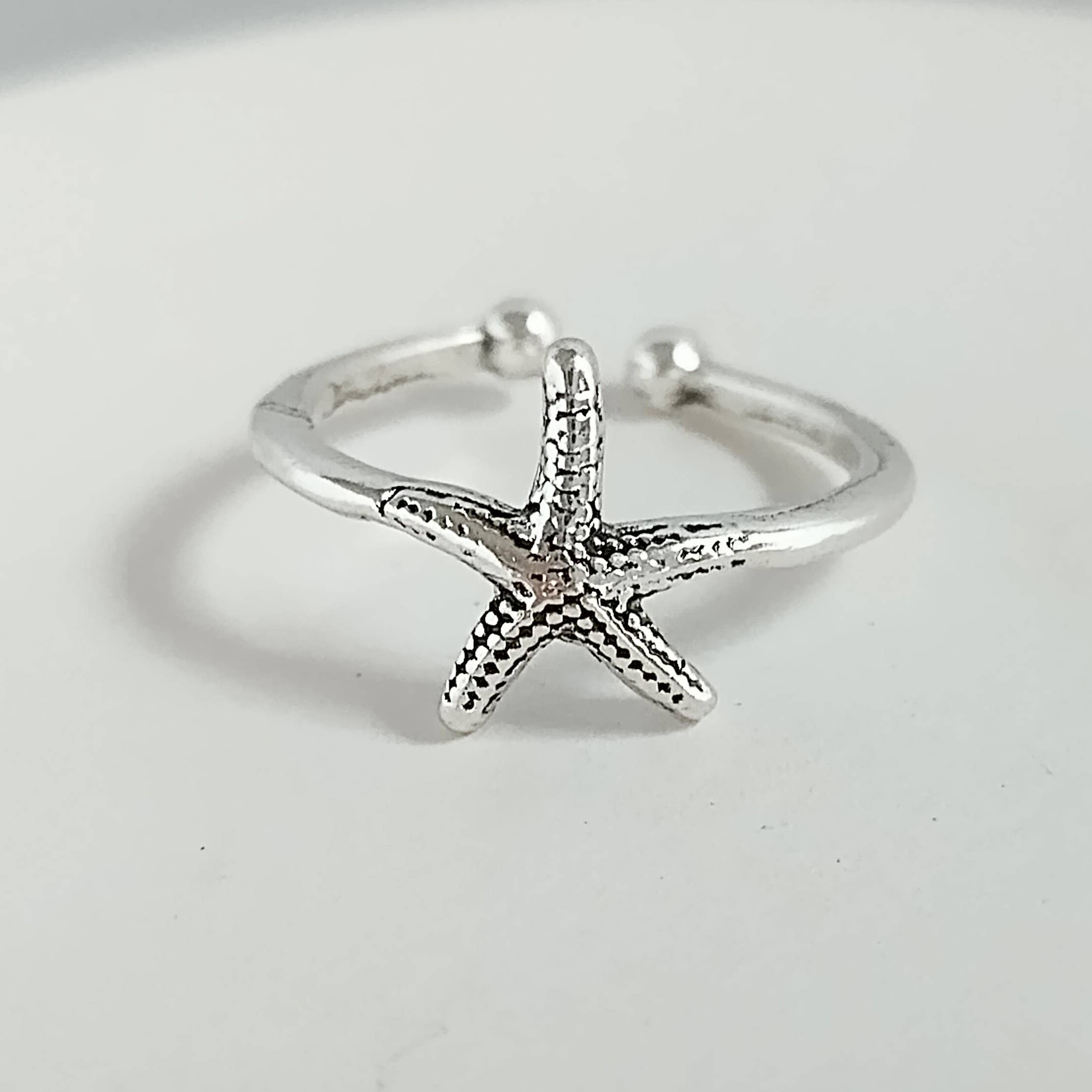 Piccadilly Pendants - Starfish Ring, Nautical Ring, Coastal Jewelry