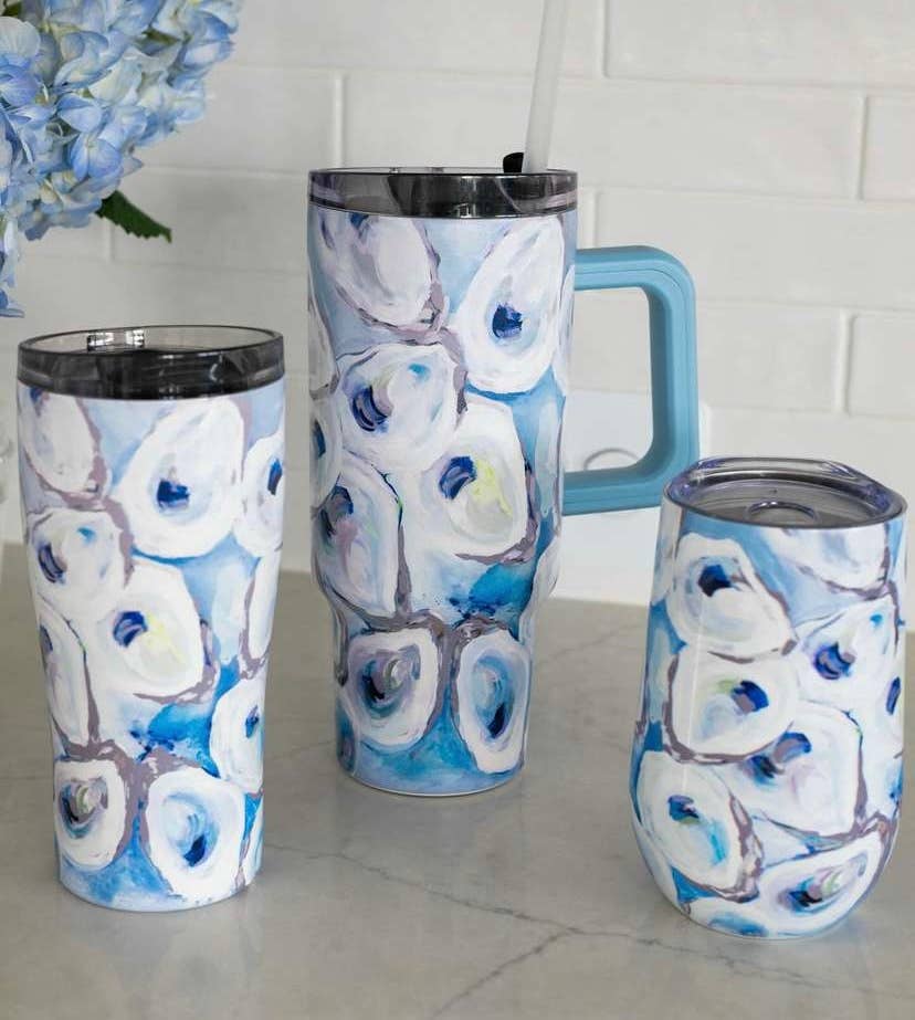 Kim Hovell Art - 16oz Wine Tumbler - Ebb and Flow