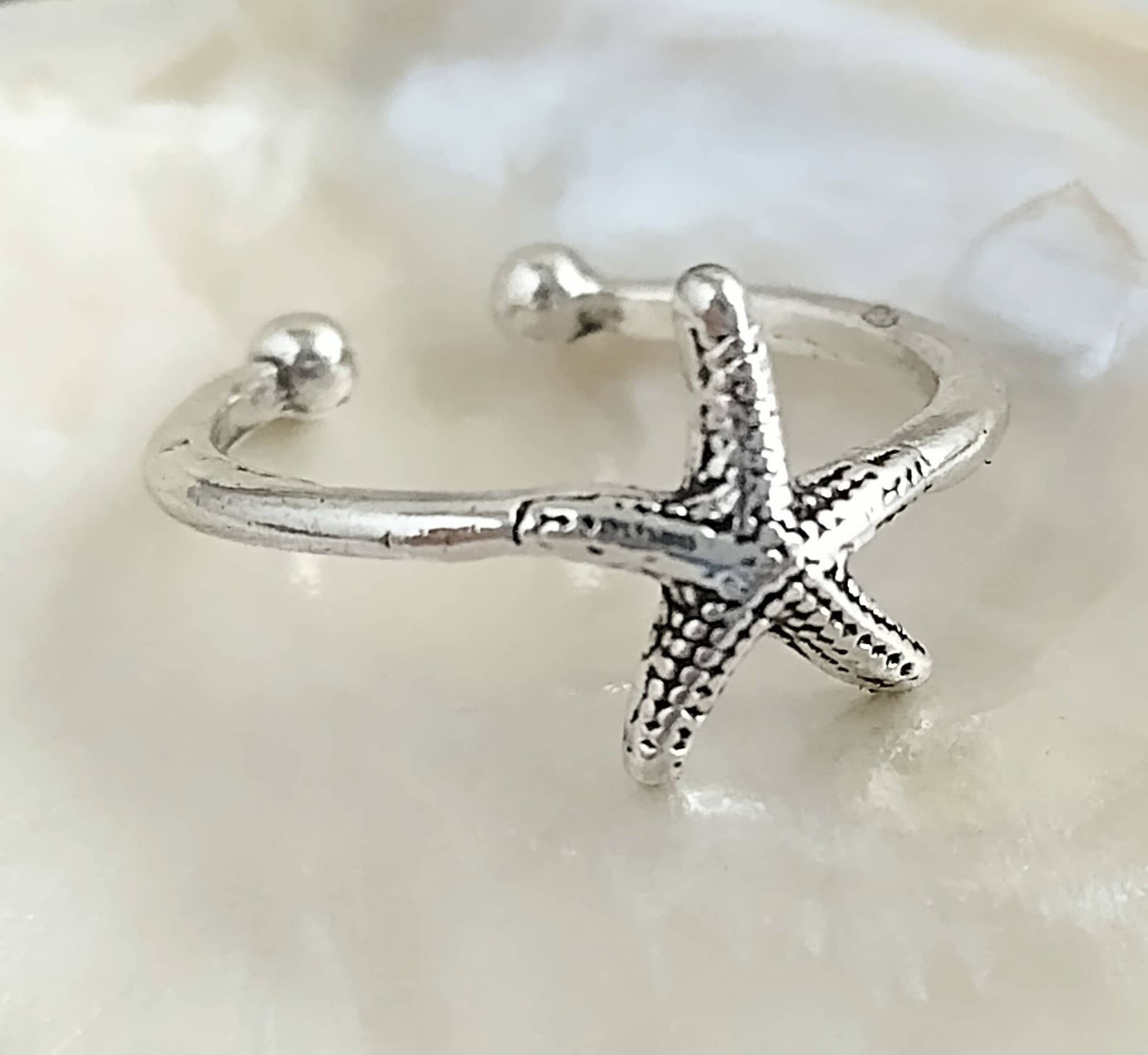 Piccadilly Pendants - Starfish Ring, Nautical Ring, Coastal Jewelry