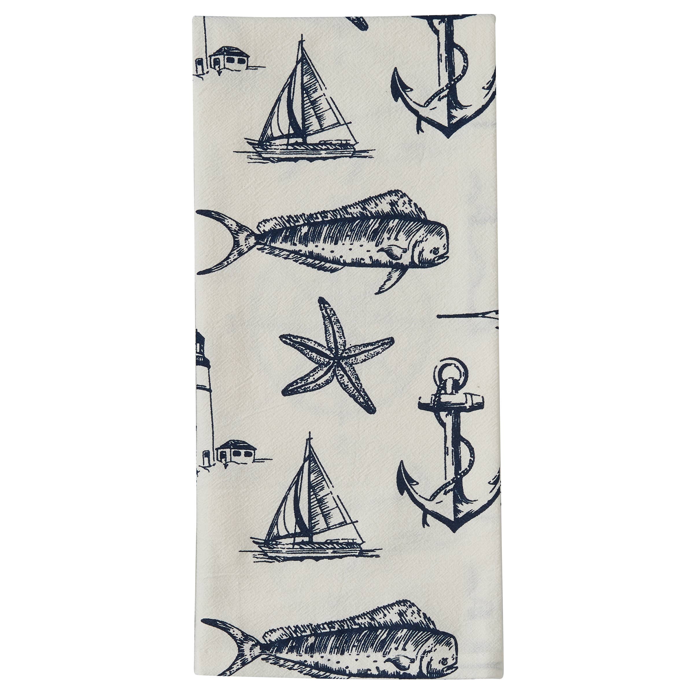 Split P - Captain's Quarters Dishtowel - Natural