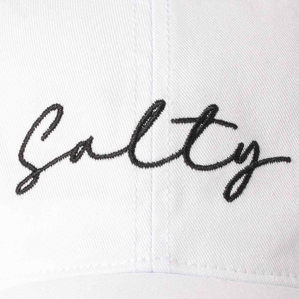 Fashion City - Salty Lettering Embroidery Baseball Cap