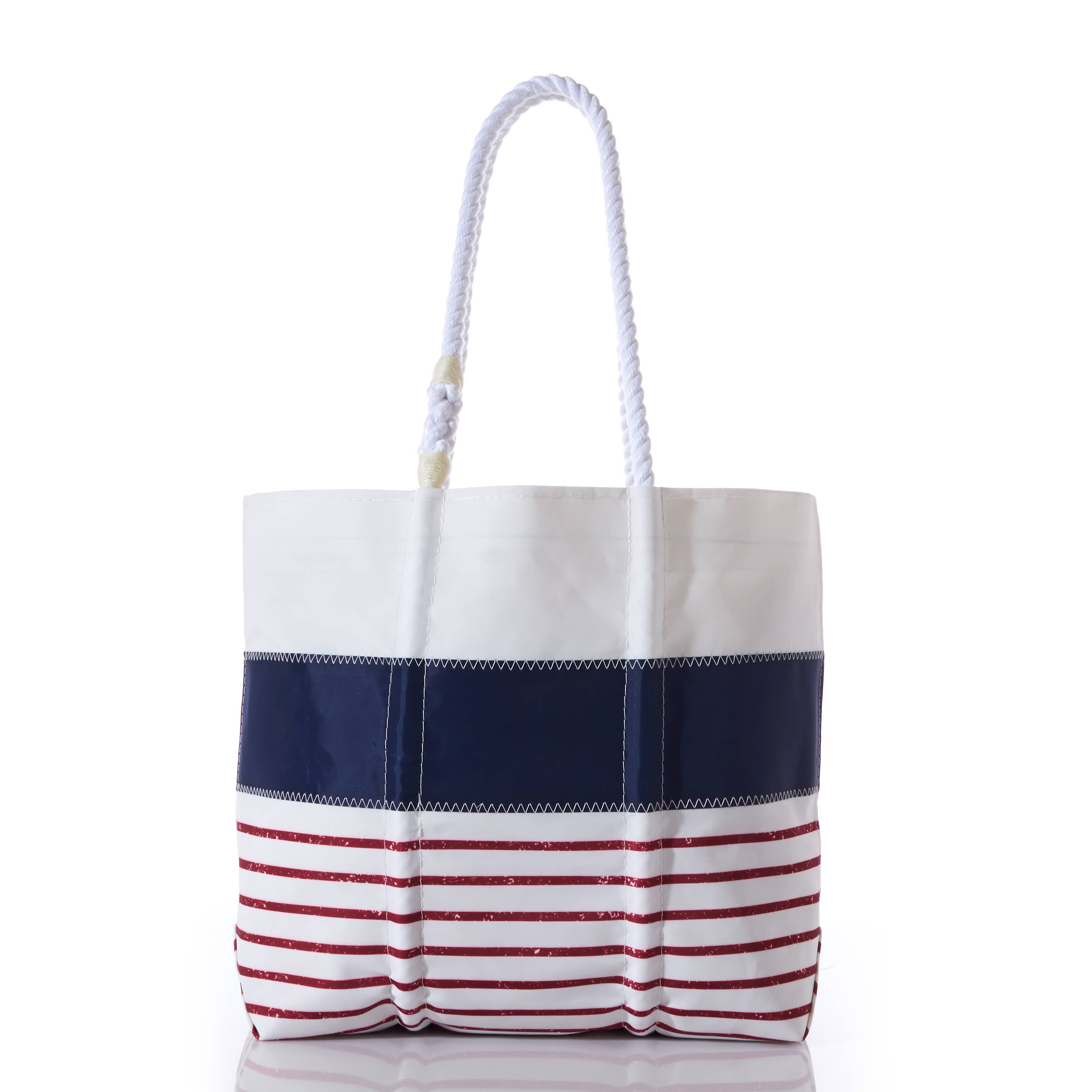 Sea Bags - Red Mariner Stripe Medium Tote