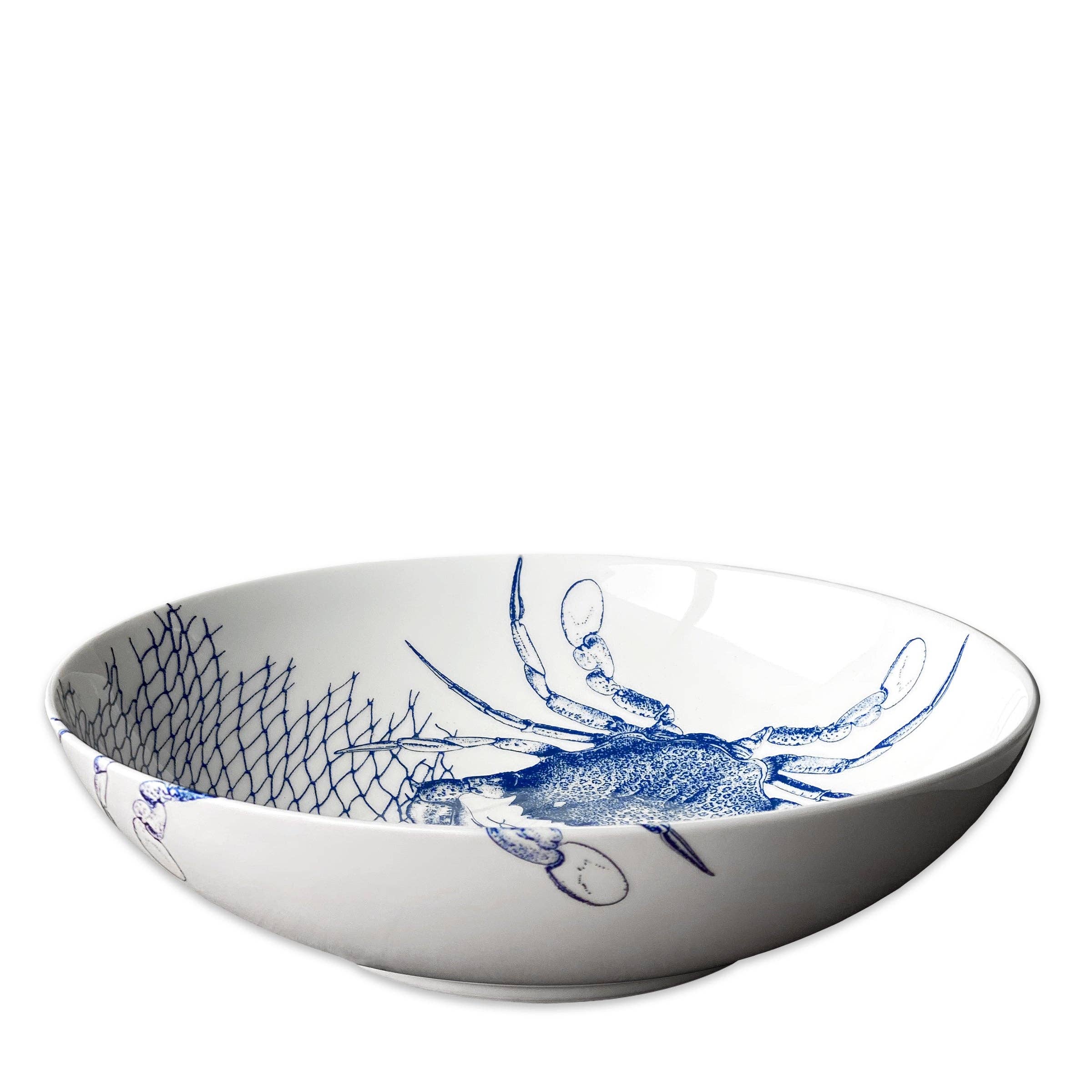 Caskata - Crab Wide Serving Bowl