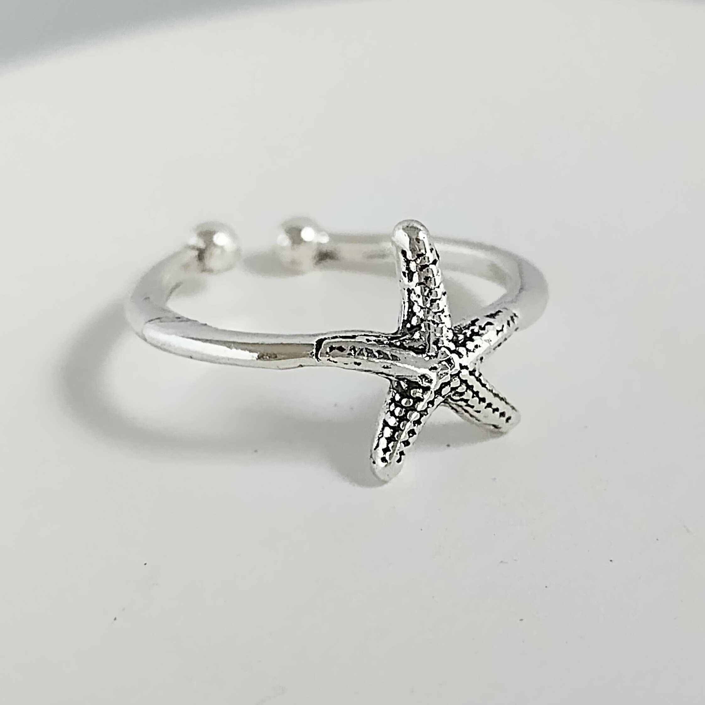 Piccadilly Pendants - Starfish Ring, Nautical Ring, Coastal Jewelry