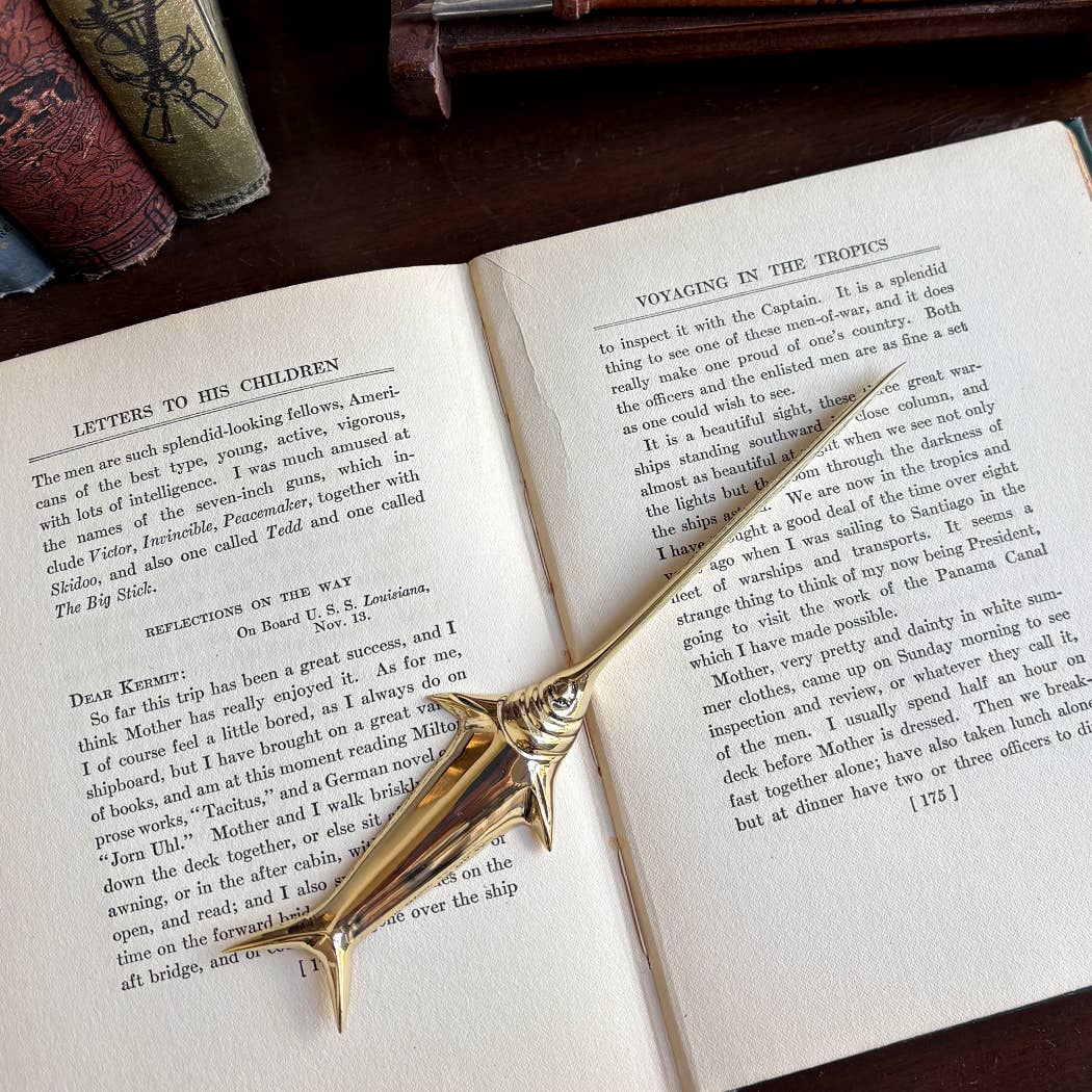 Madison Bay Co. - 7-3/4" Solid Brass Swordfish Letter Opener