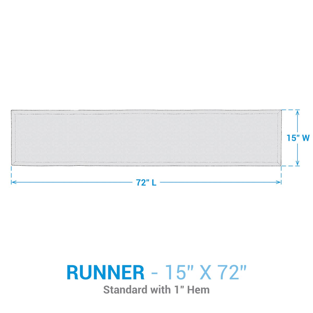 Split P - Oyster Bay Runner 72"L