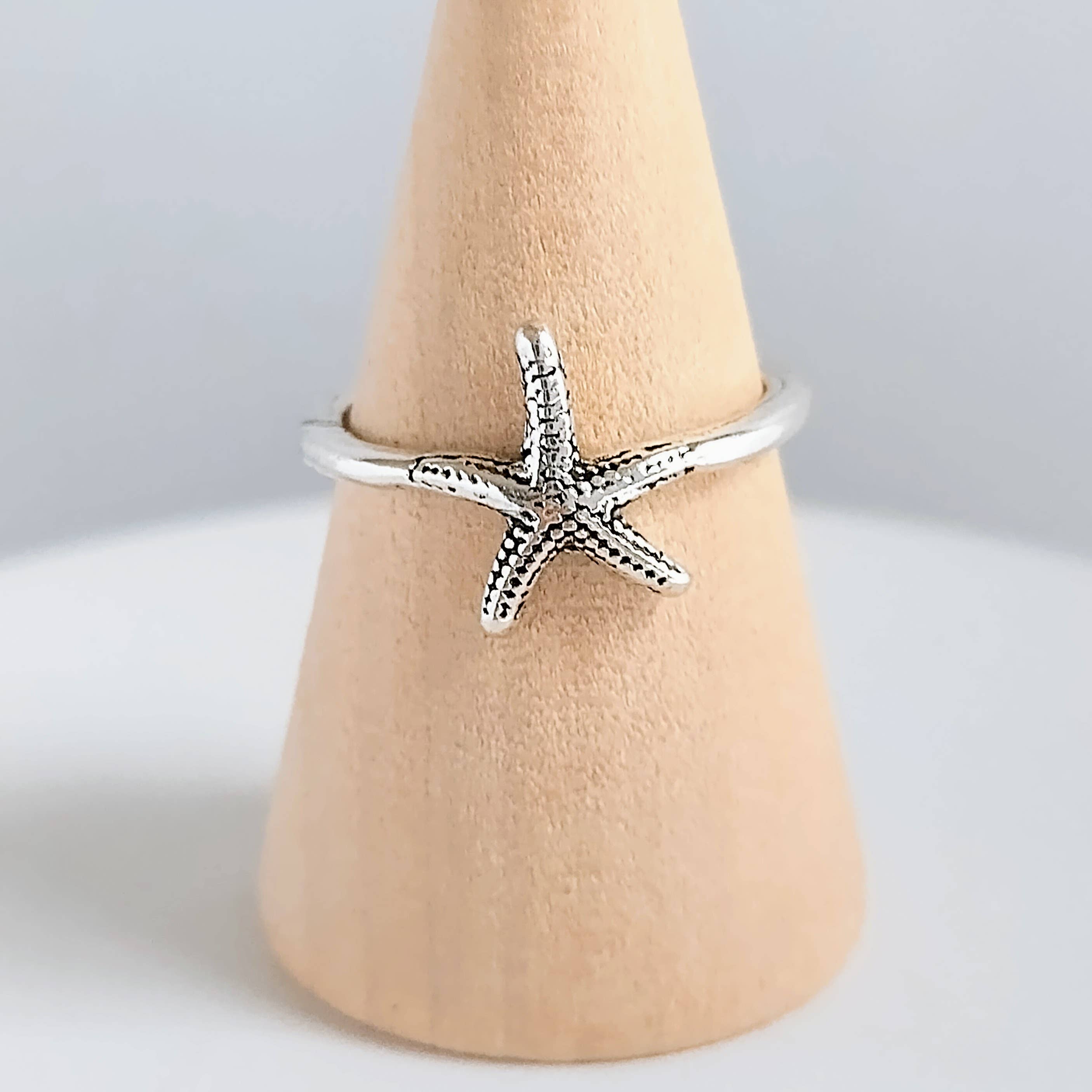 Piccadilly Pendants - Starfish Ring, Nautical Ring, Coastal Jewelry