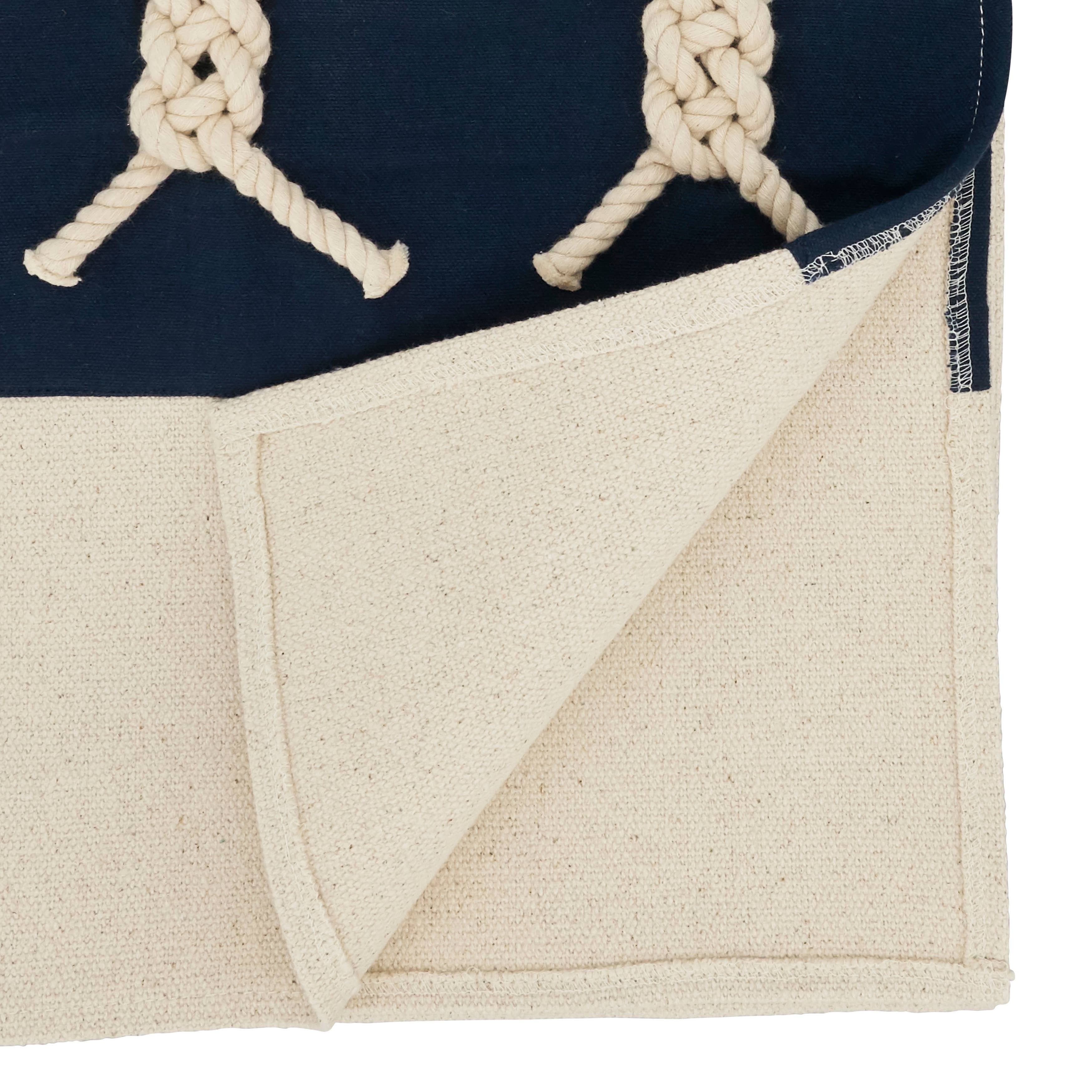 Saro Lifestyle - Rope Knots Applique Runner