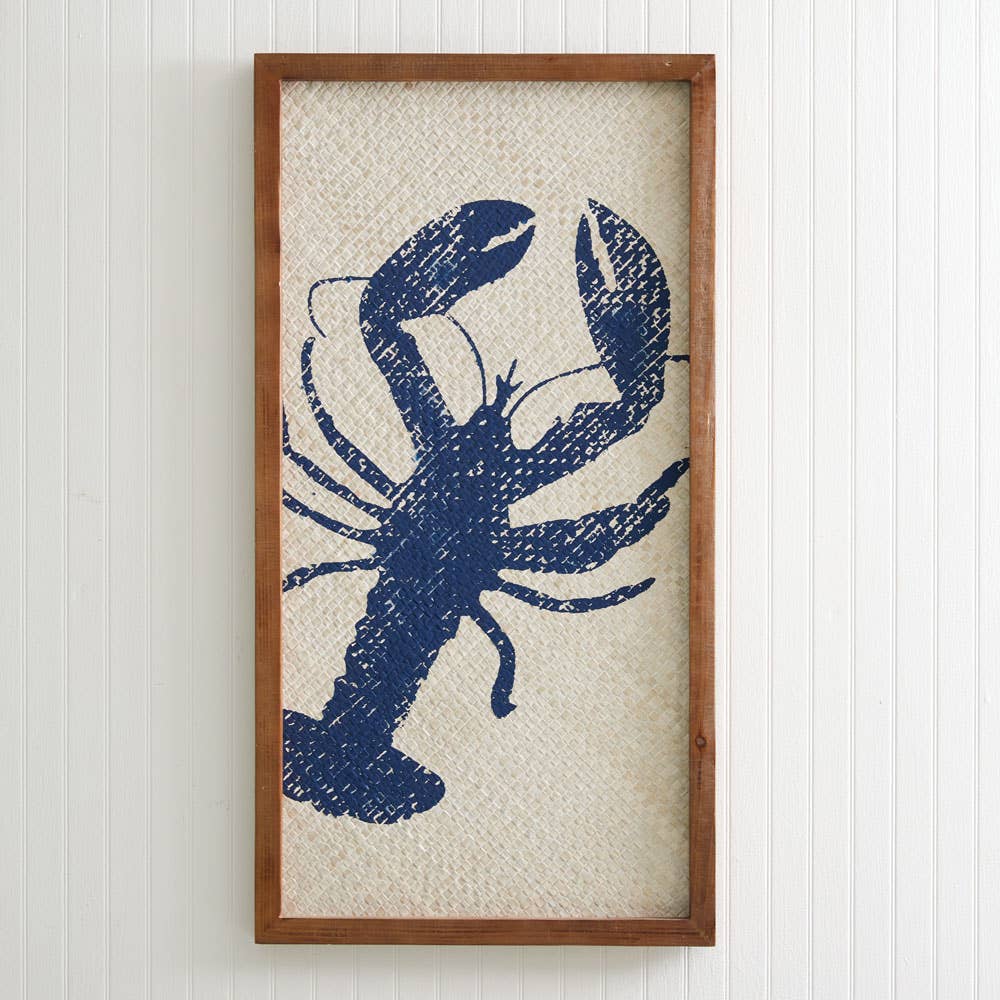 CTW Home Collection - Blue Lobster Wall Sign