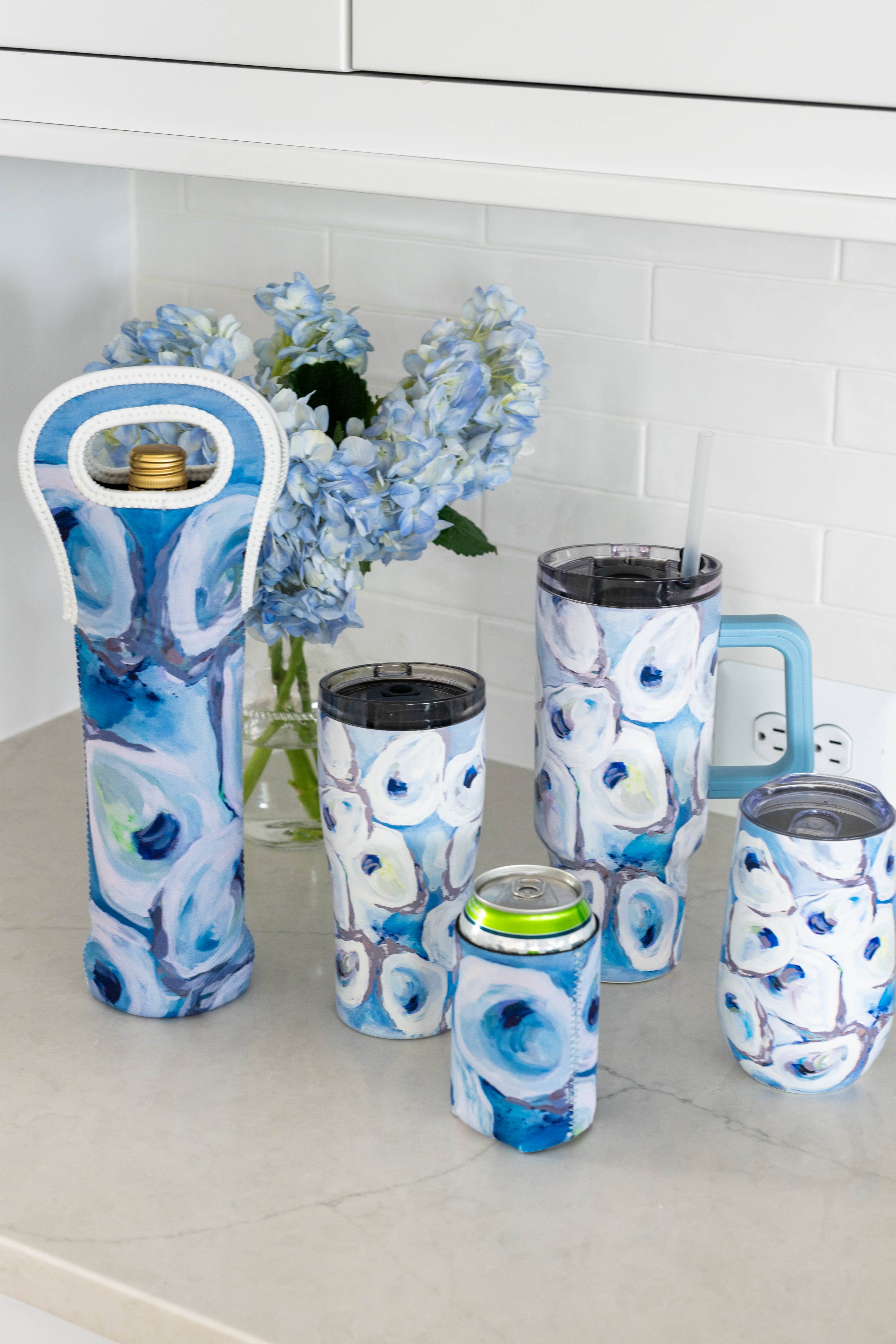 Kim Hovell Art - Koozie (Standard) - Ebb and Flow