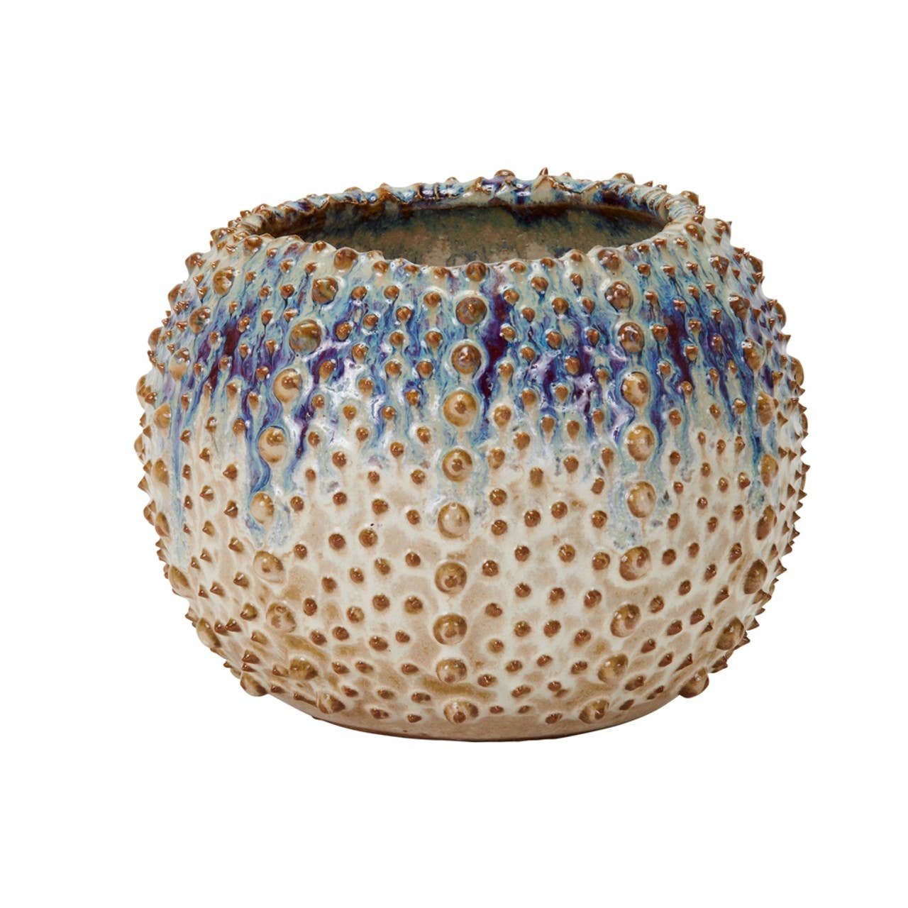 Continental Home - Sea Urchins Blue Vase