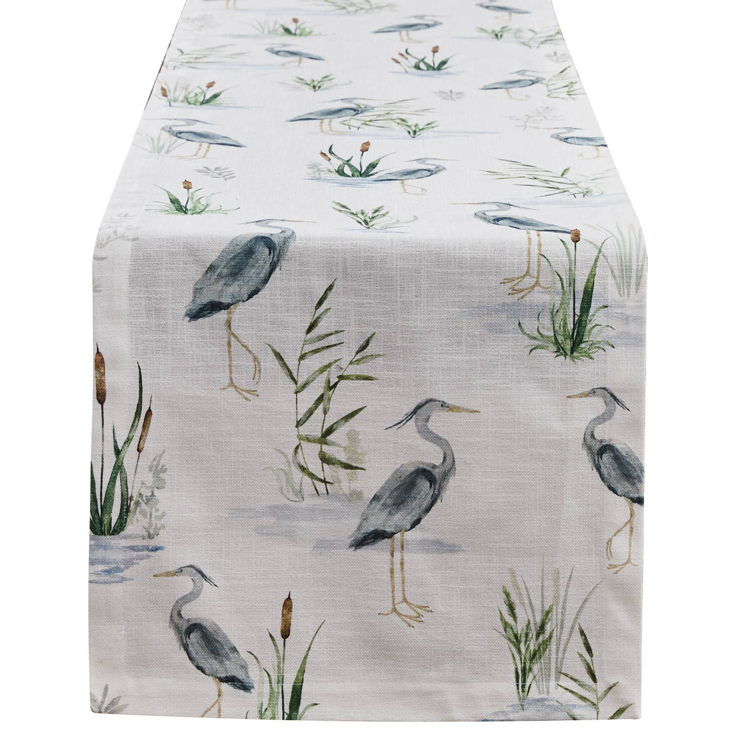 Split P - Blue Heron Table Runner 54" L