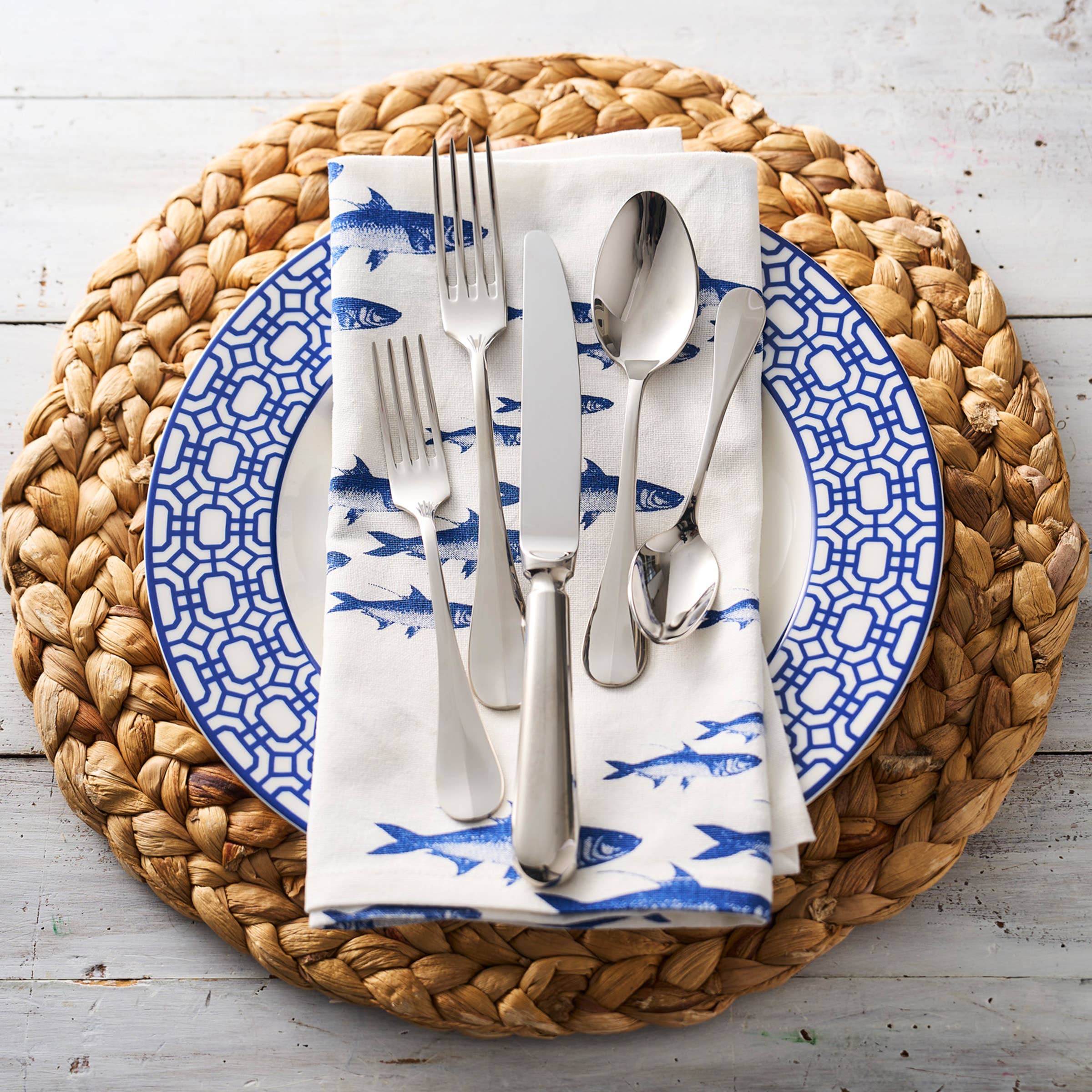 Caskata - School of Fish Dinner Napkins, Set of 4