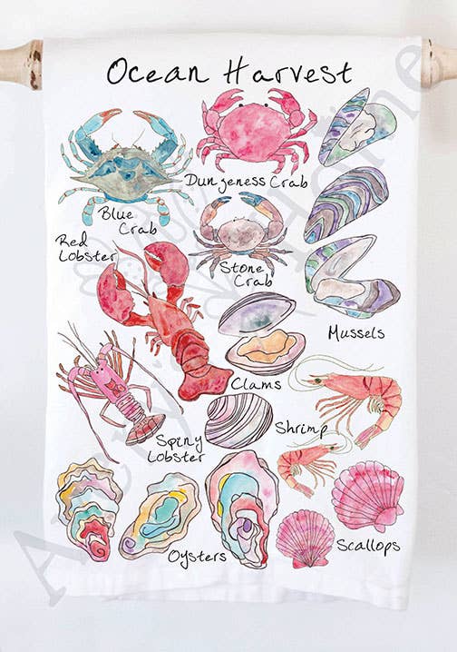 Avery's Home - Ocean Harvest Kitchen Towel
