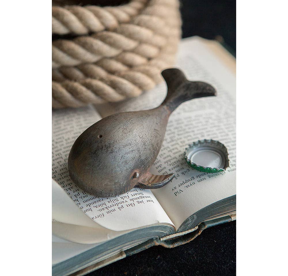Vagabond Vintage - Pewter Whale Bottle Opener