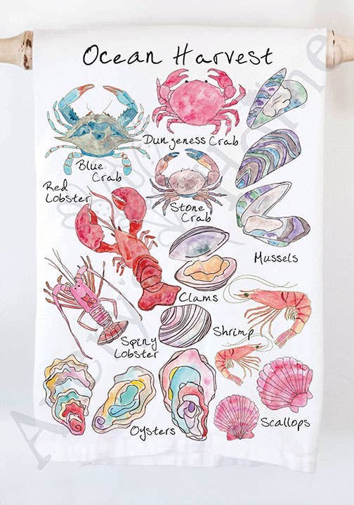 Avery's Home - Ocean Harvest Kitchen Towel