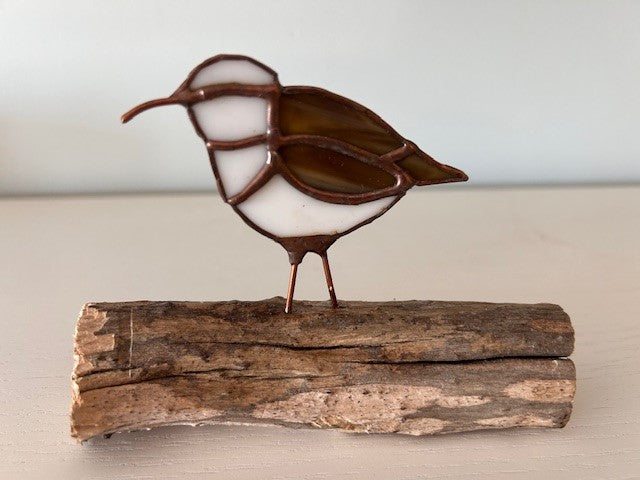 Lorri Jackson Motes- Stained Glass Sand Piper (single)